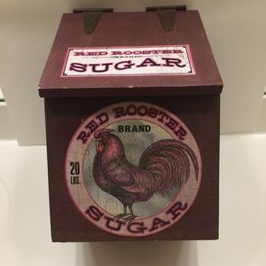 Sugar bin for farmhouse decor